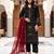Womens new net with heavy embroiedery  with sequence work kurta set