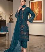 Womens new net with heavy embroiedery  with sequence work kurta set
