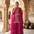 Womens silk with heavy embroiedery with sequence work kurta set