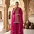 Womens silk with heavy embroiedery with sequence work kurta set