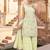 Womens  new designer georgette embroidered sharara set with sequence work and lace border dupatta