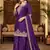 Womens new stylish silk embroidered sharara suit with golden zari work and lace border dupatta