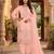 Womens new trendy silk with heavy embroiedery with sequence work kurta set