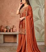 Womens heavy embroiedery with beads work kurta set
