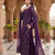 Womens new georgette silk with heavy embroiedery with  sequence work  kurta set