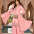 Womens new georgette silk with heavy embroiedery with sequence work kurta set