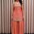 Peach sharara set