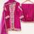 Womens silk with heavy embroiedery with sequence work kurta set