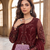 Womens new georgette silk with heavy embroiedery with  sequence work  kurta set