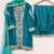 Womens new trendy silk with heavy embroiedery with sequence work kurta set