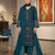 Womens new net with heavy embroiedery  with sequence work kurta set