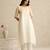 Off white handloom mul chanderi kurta set