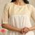 Off white handloom mul chanderi kurta set