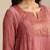 Old rose handloom mul chanderi kurta set
