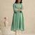 Light blue handloom mul chanderi kurta set