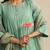 Light blue handloom mul chanderi kurta set