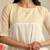 Off white handloom mul chanderi kurta set