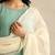 Sea green handloom mul chanderi kurta set