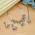 White color choker kundan necklace set