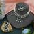 Rama green color choker kundan necklace set