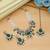 Rama green color choker kundan necklace set