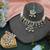 Pista green color choker kundan necklace set