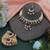 Rani color choker kundan necklace set