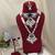 Multi color long and choker kundan necklace set