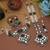 Green color long and choker kundan necklace set