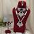 Black color long and choker kundan necklace set