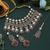 Light pink color kundan necklace set
