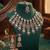 Light pink color kundan necklace set