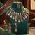 Multi color kundan necklace set