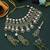 Pista green color kundan necklace set
