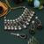 Black color kundan necklace set