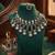 Black color kundan necklace set