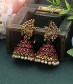 Rani color oxidised earrings