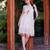 Hand work khadi cotton short dress