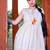 Hand work khadi cotton short dress