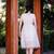 Hand work khadi cotton short dress