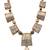 Designer green gold plated ad stone set