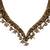 Gold plated pearl temple necklace se
