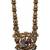 Heritage temple jewelry set south indian gold plated necklace set