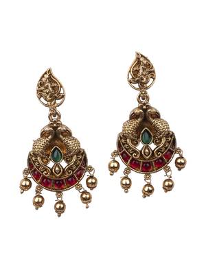 Traditional lakshmi temple necklace set 4