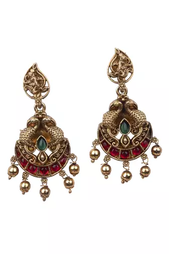 Traditional lakshmi temple necklace set