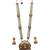 Temple design turquoise necklace set for women