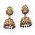 Temple design maroon necklace set for women