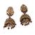 Temple design maroon necklace set for women