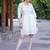 Hand work khadi cotton dress
