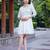 Hand work khadi cotton dress